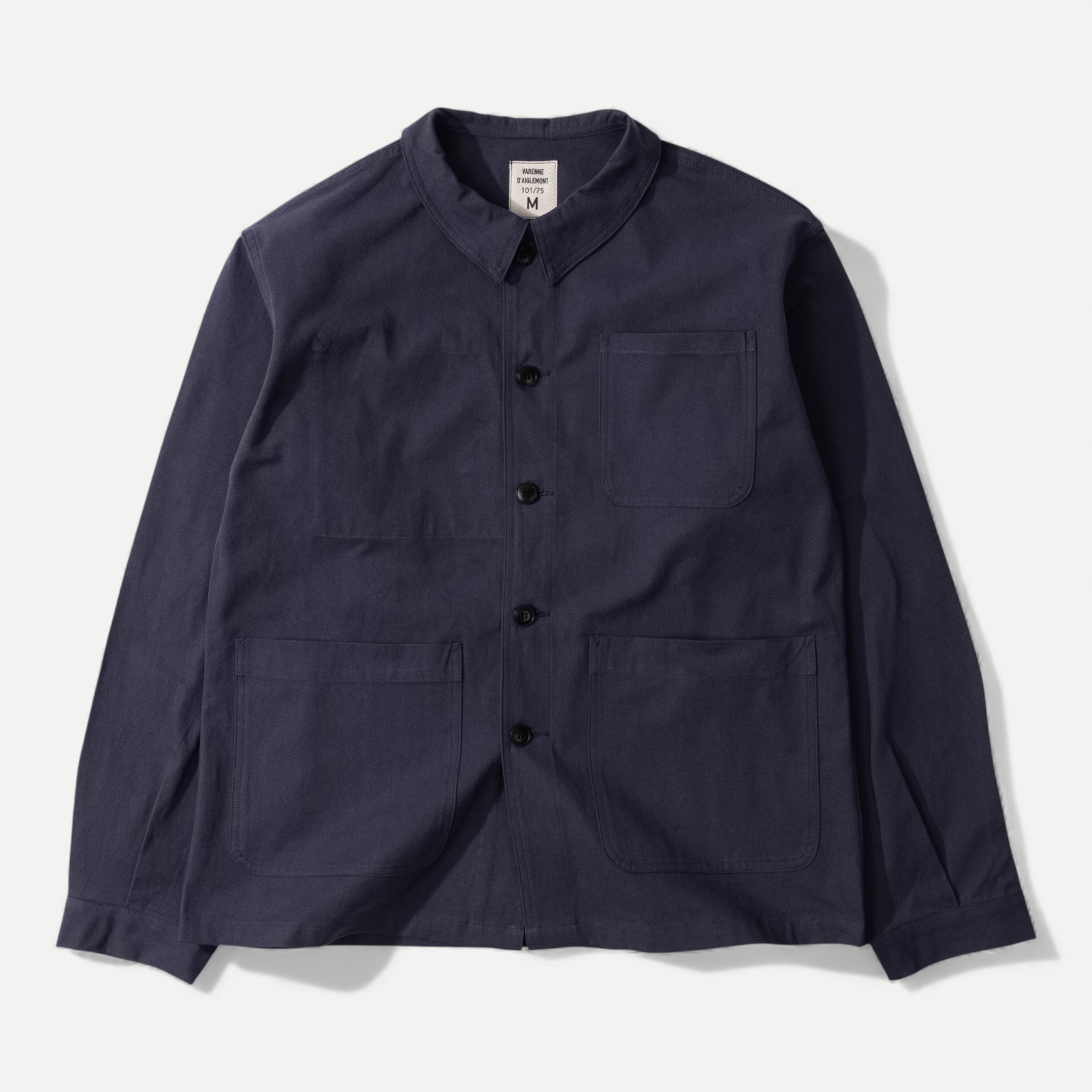 ジャケット・アウター 1950s french work jacket NAVY MILITARY UNIVERSAL FRENCH ARMY WORK JACKET - NAVY BLUE — Universal Surplus