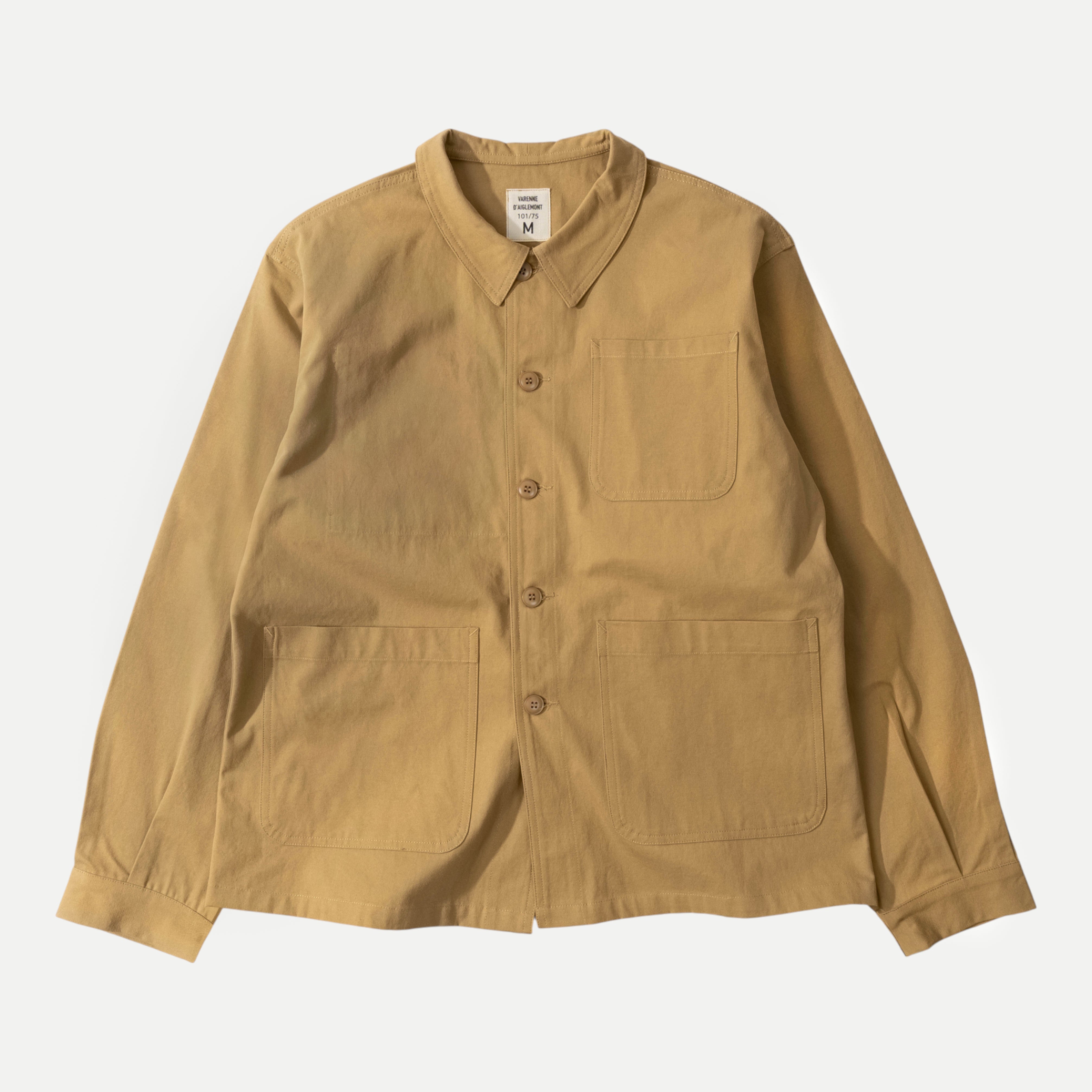 UNIVERSAL FRENCH ARMY WORK JACKET - BRITISH KHAKI — Universal Surplus