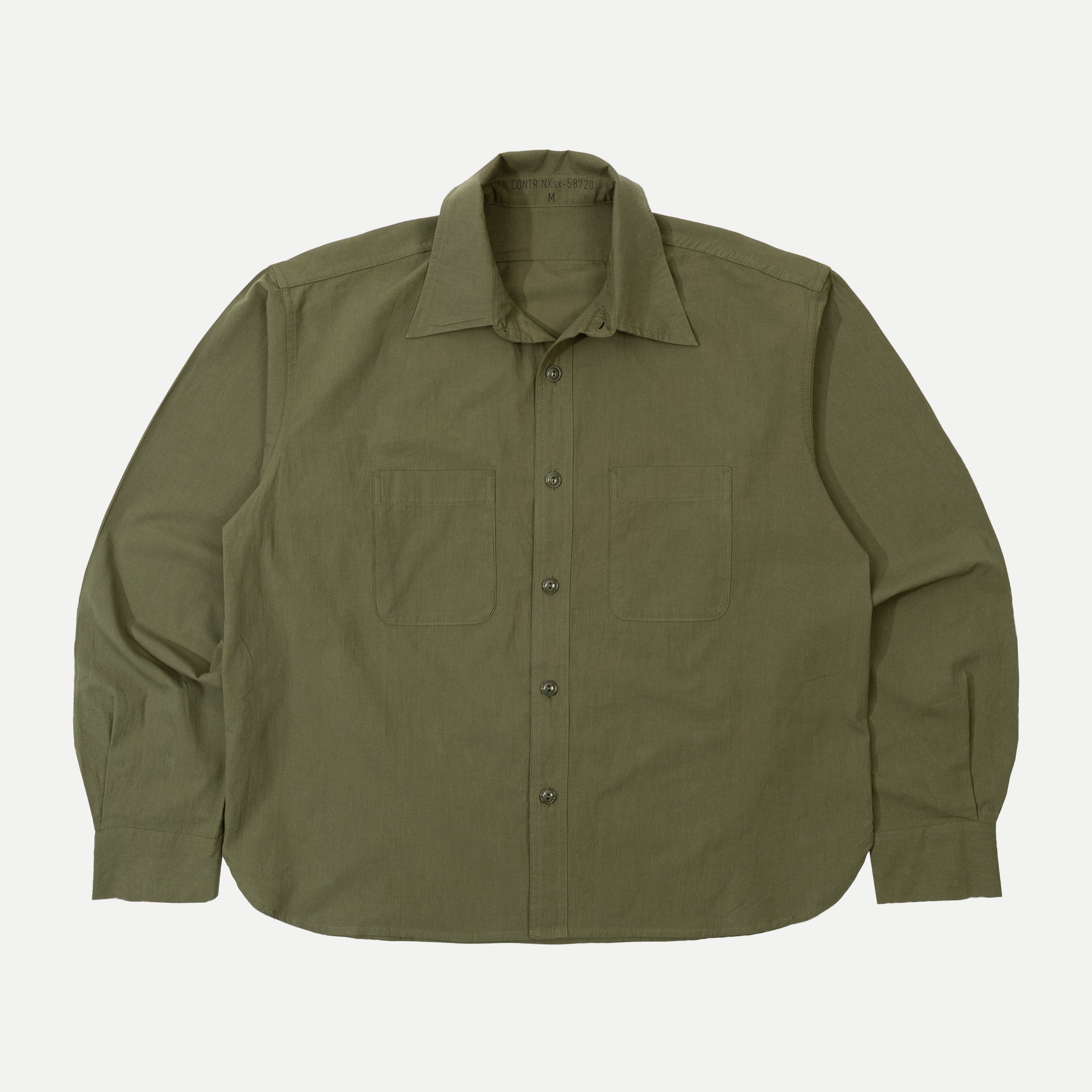 ウェア・シャツ 80's USN Guam Naval Station boring shirt UNIVERSAL USN SHIRT — Universal Surplus