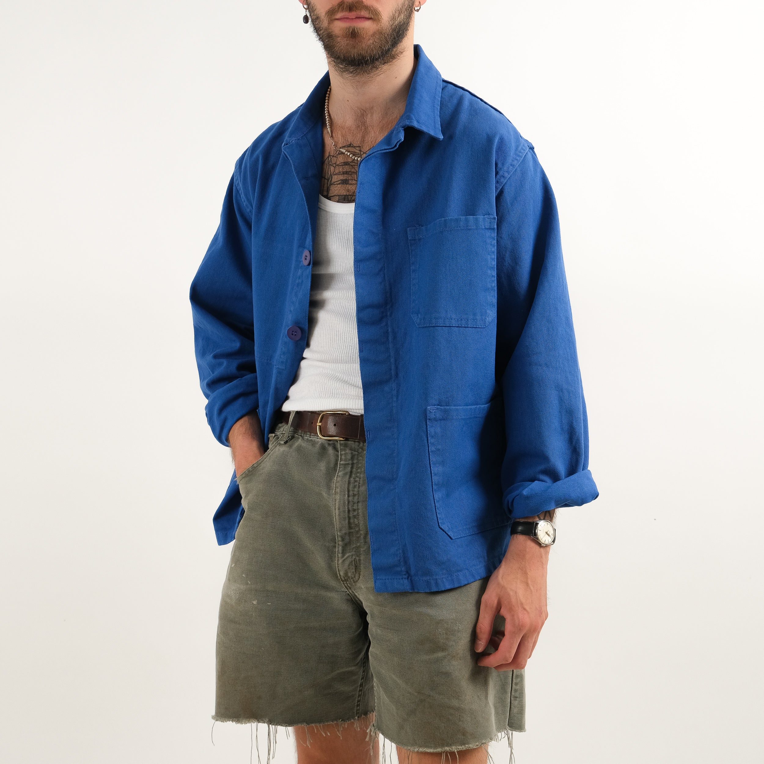 ジャケット・アウター 70's French Army Work Jacket Dead Stock universal_surplus_french_army_