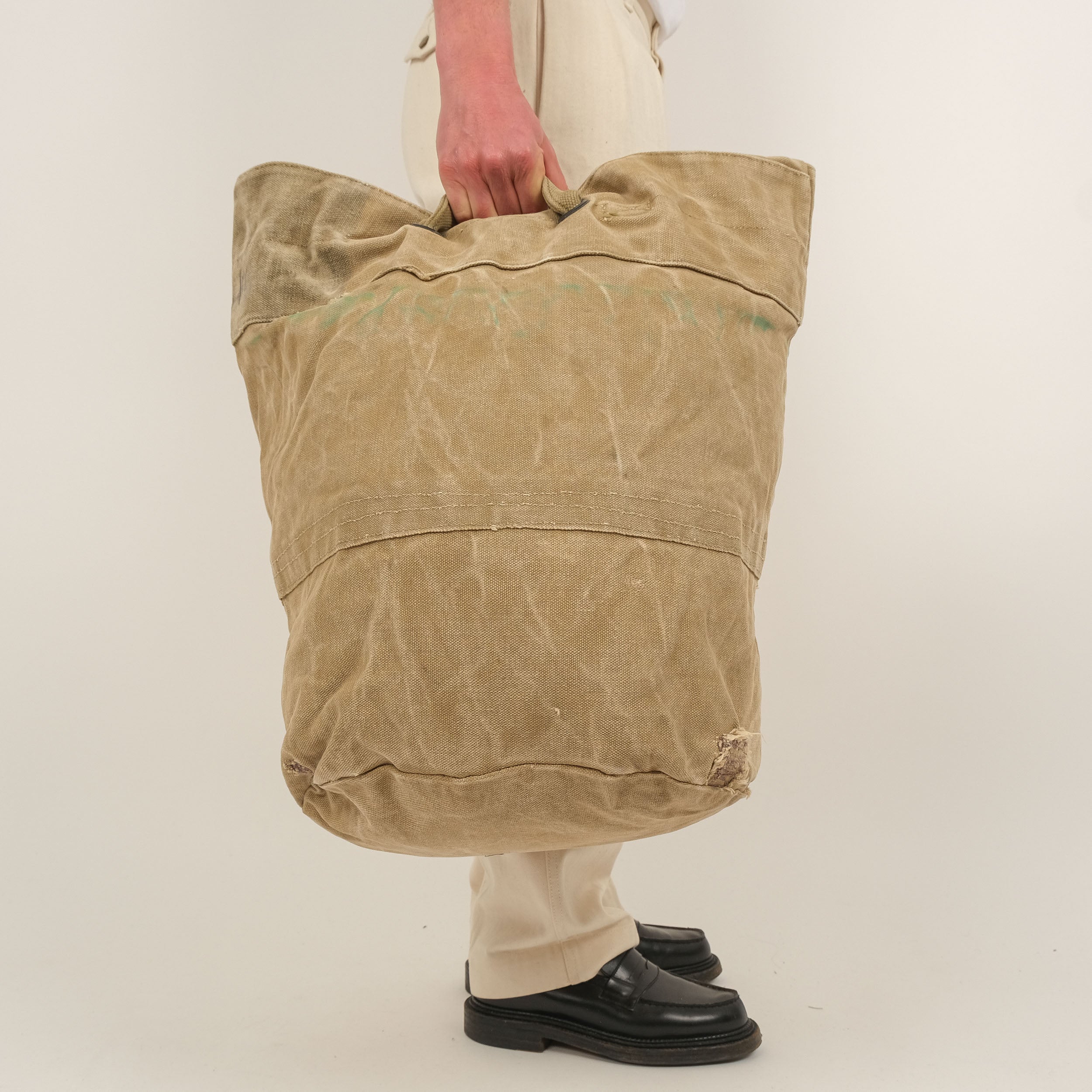 沸騰ブラドン 50s Bag Canvas Linen Army French ショルダーバッグ