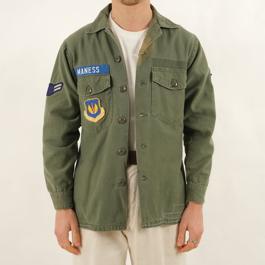 "MANESS" USAF OG 107 SHIRT