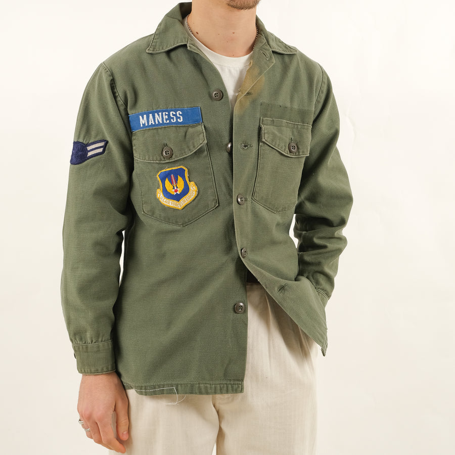 "MANESS" USAF OG 107 SHIRT