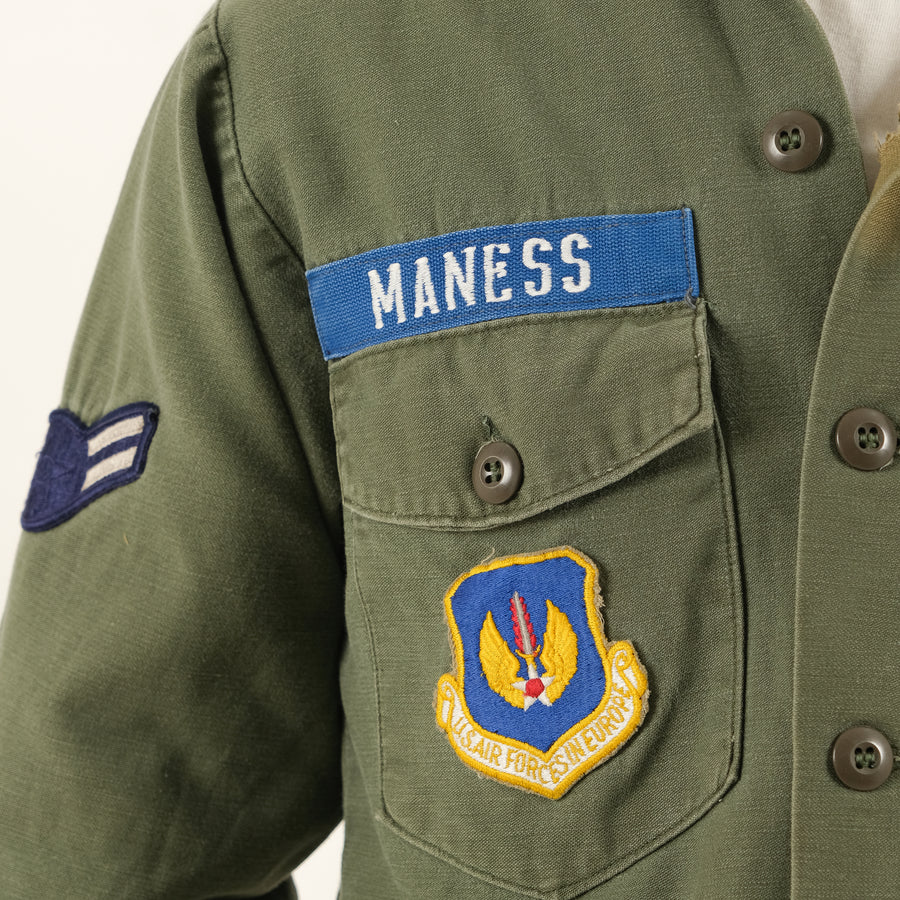 "MANESS" USAF OG 107 SHIRT