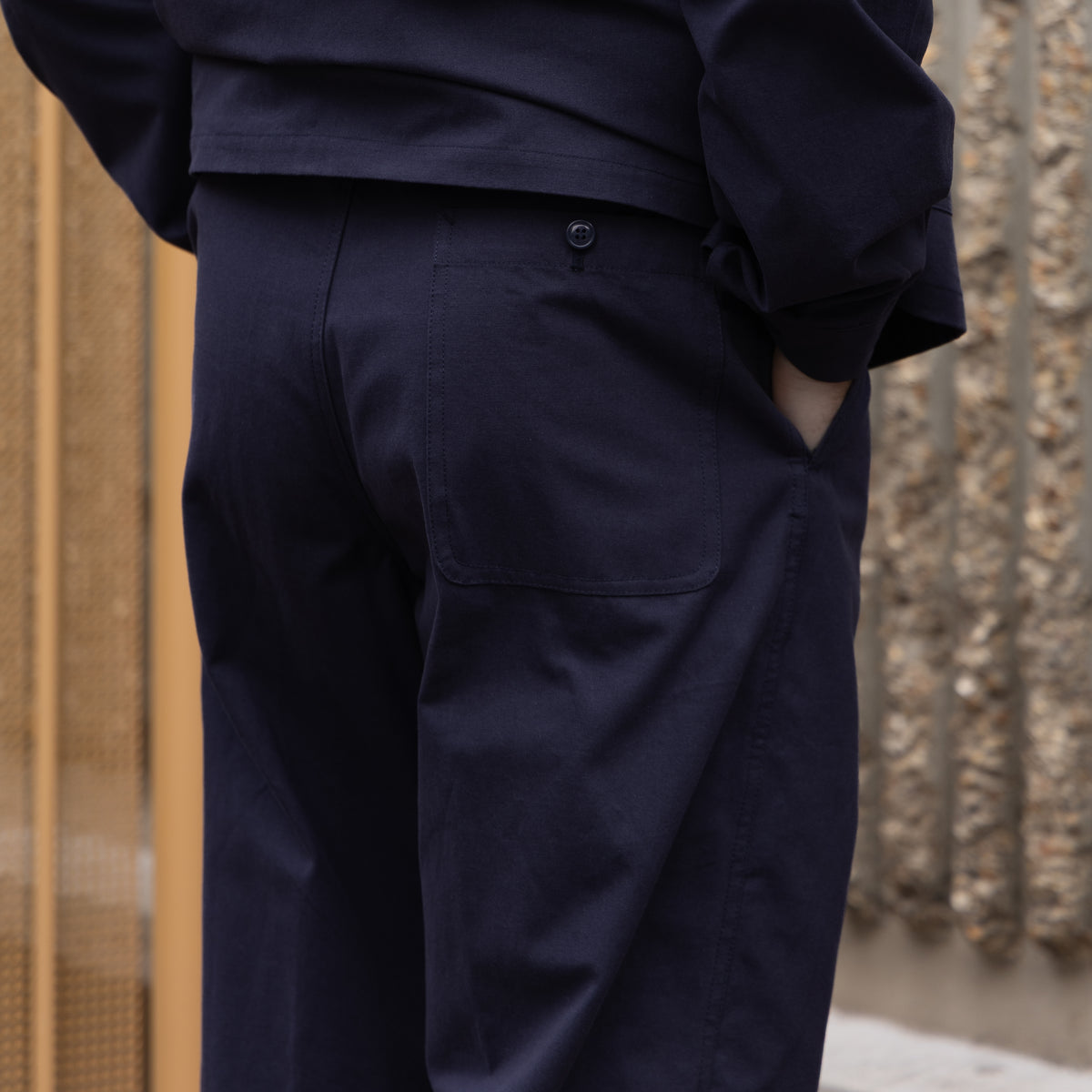 UNIVERSAL FRENCH ARMY WORK PANTS - NAVY BLUE — Universal Surplus