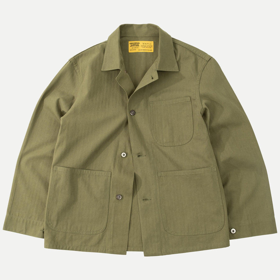 UNIVERSAL AMERICAN WORK JACKET - OLIVE GREEN