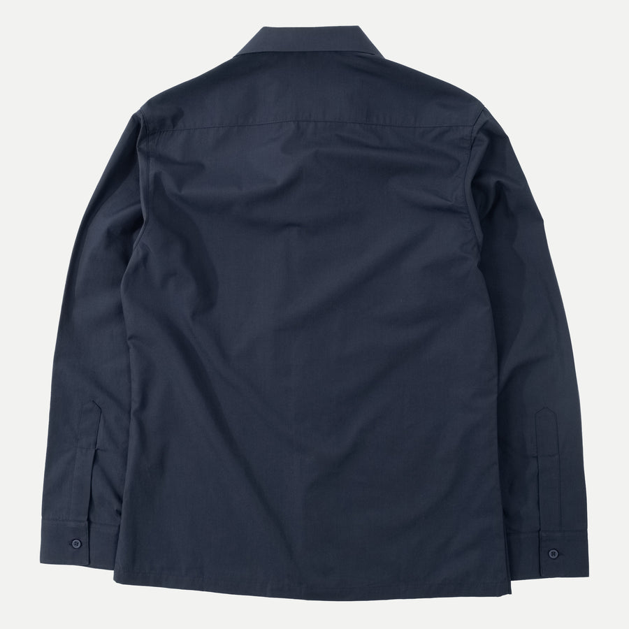UNIVERSAL CAMP COLLAR SHIRT - NAVY BLUE