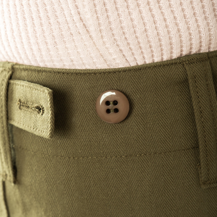 UNIVERSAL HBT FATIGUE PANTS - OLIVE GREEN