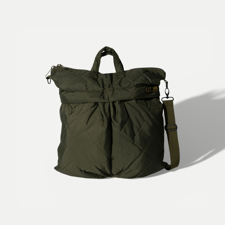OLIVE QUILTED HELMET BAG — Universal Surplus
