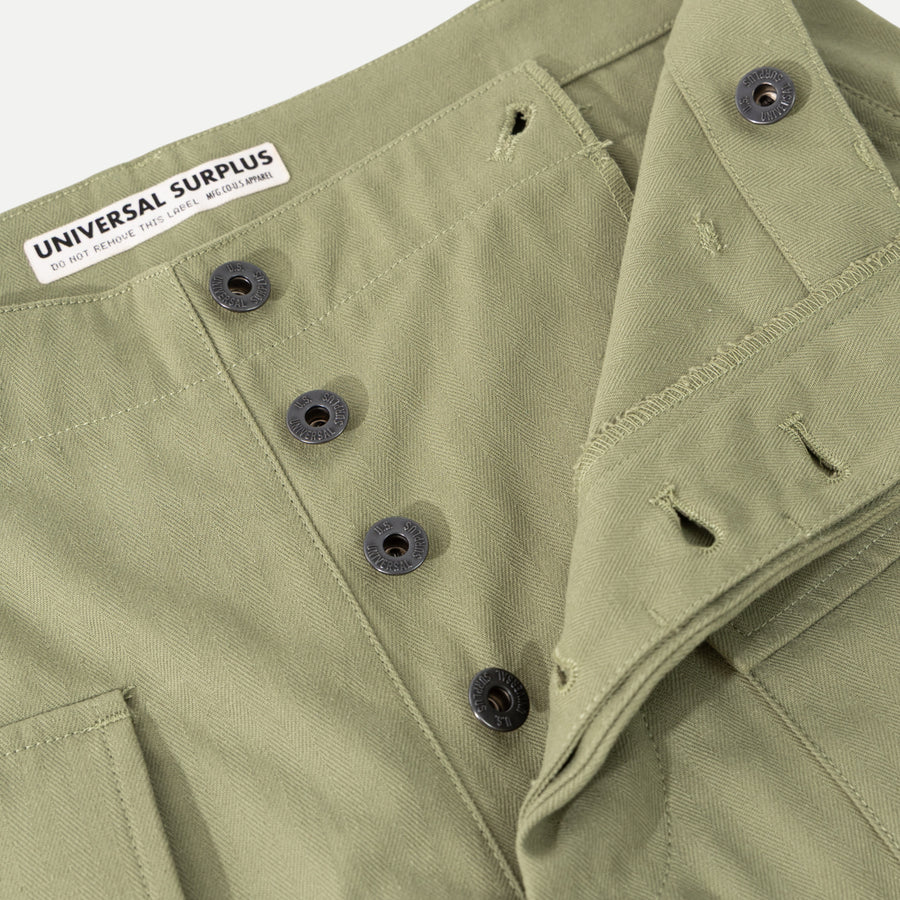UNIVERSAL HBT P43 CARGO PANTS - LIGHT GREEN