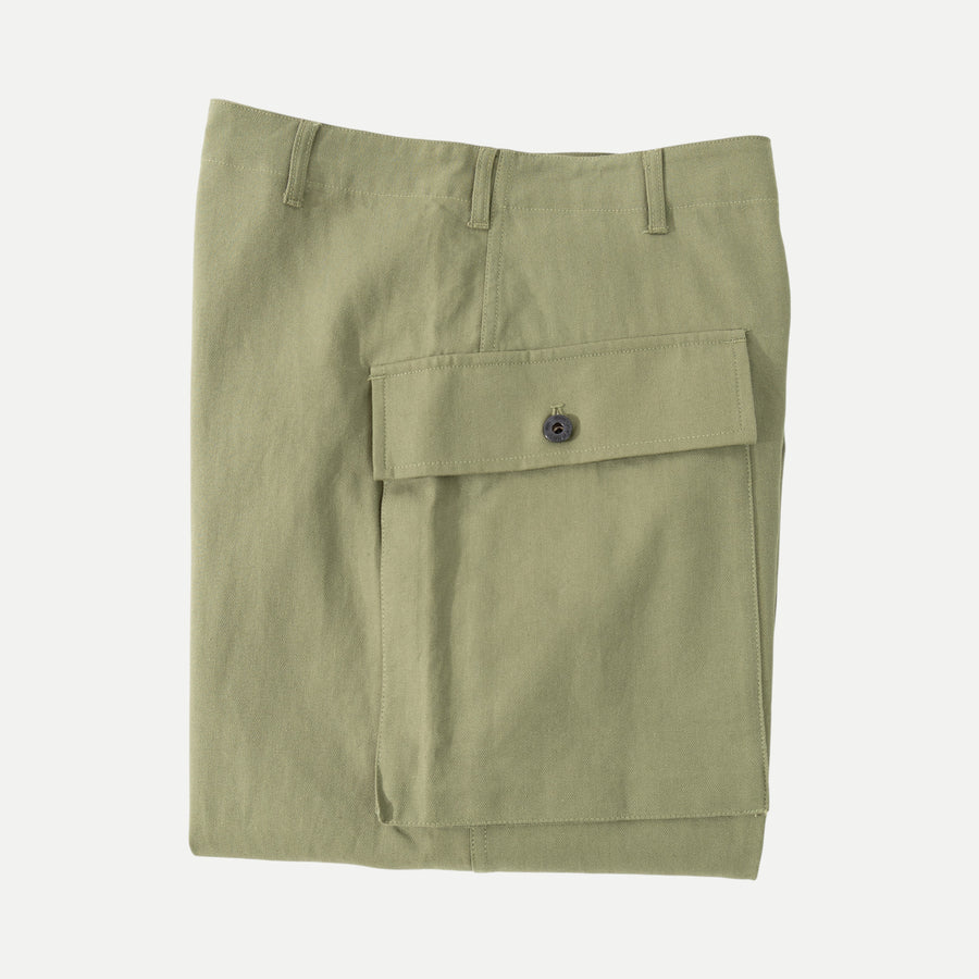 UNIVERSAL HBT P43 CARGO PANTS - LIGHT GREEN