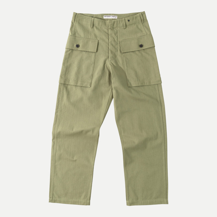 UNIVERSAL HBT P43 CARGO PANTS - LIGHT GREEN