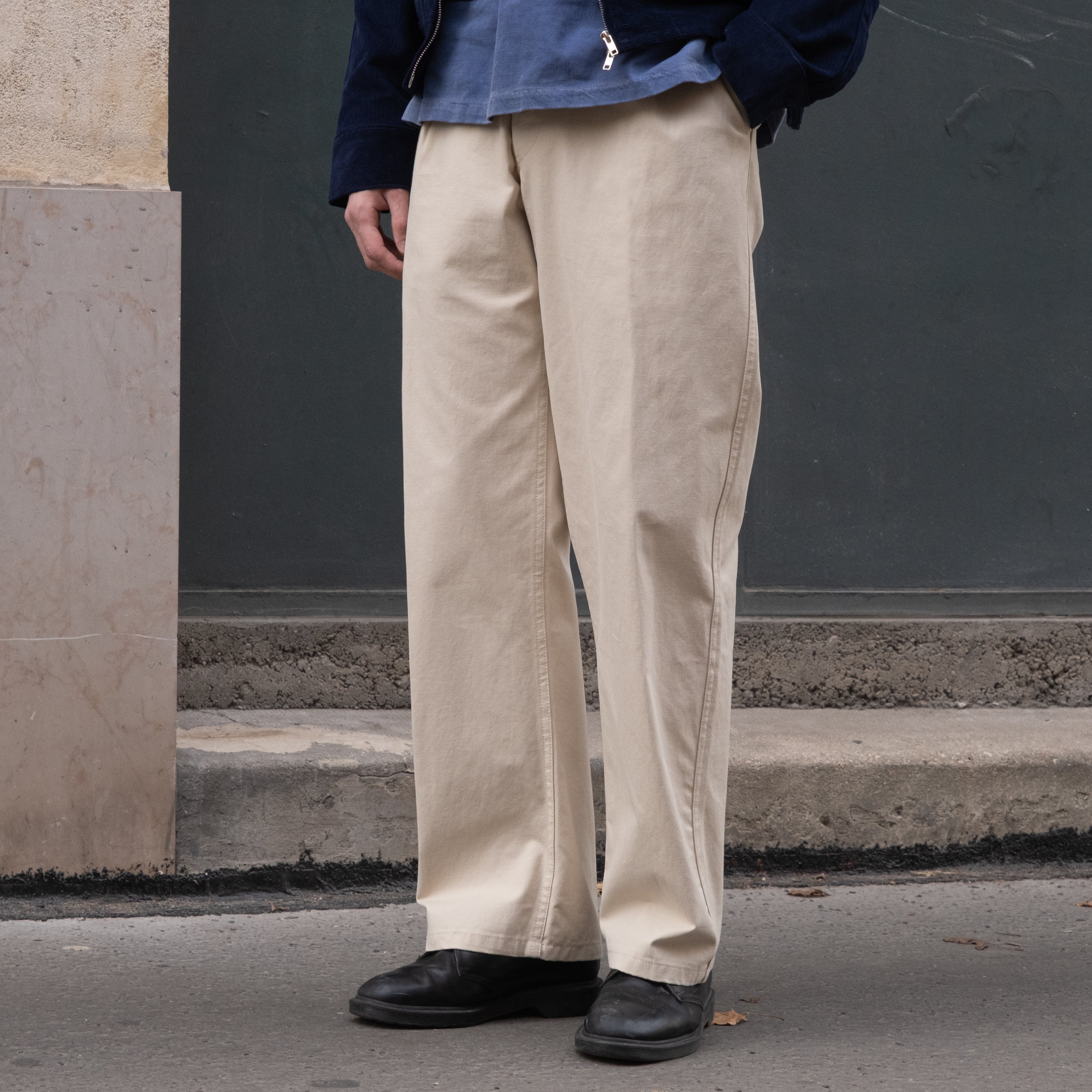 UNIVERSAL FRENCH ARMY WORK PANTS - NATURAL — Universal Surplus