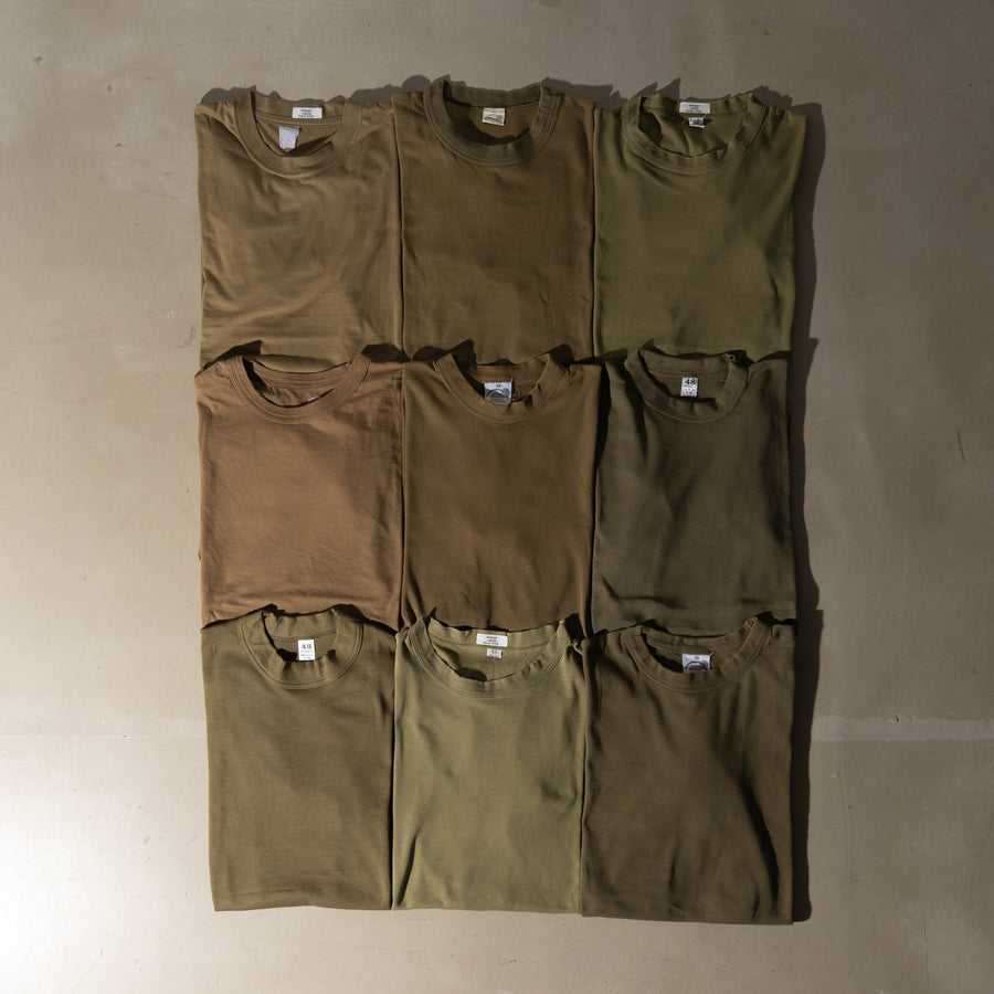 SWISS ARMY TEE - OLIVE BROWN