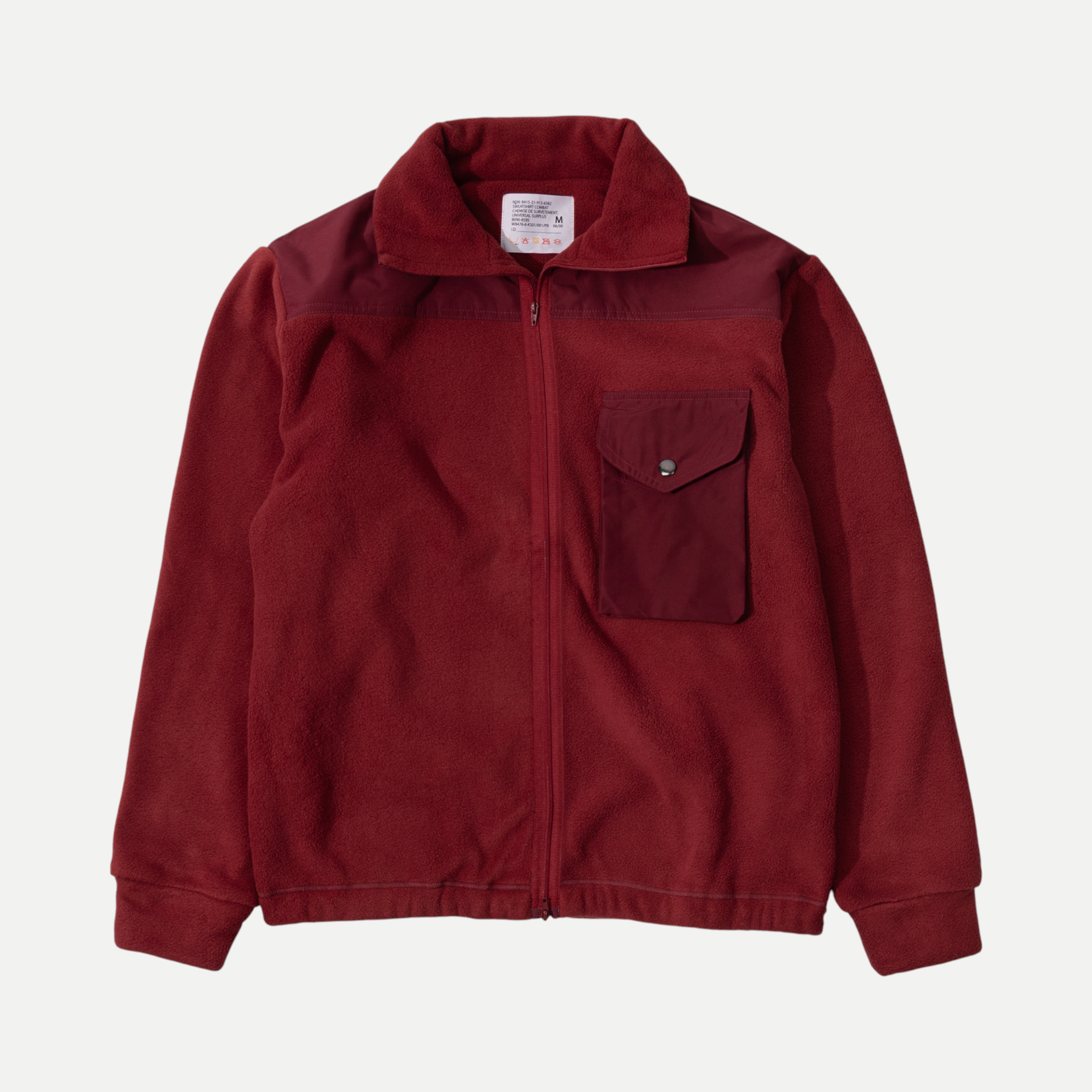 UNIVERSAL CANADIAN ARMY FLEECE - RED — Universal Surplus