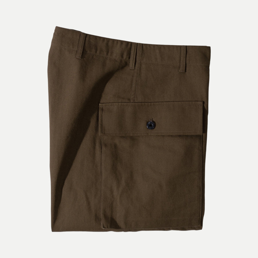 UNIVERSAL HBT P43 CARGO PANTS - BROWN