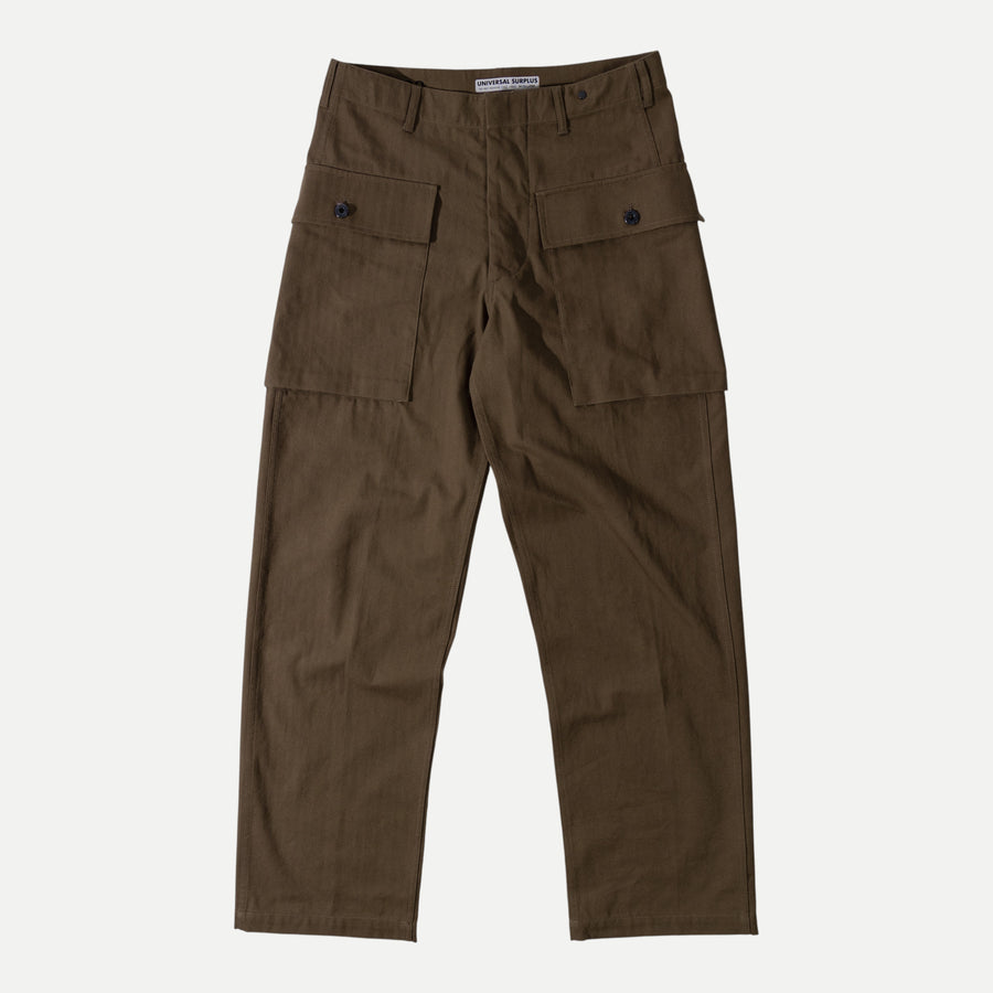 UNIVERSAL HBT P43 CARGO PANTS - BROWN