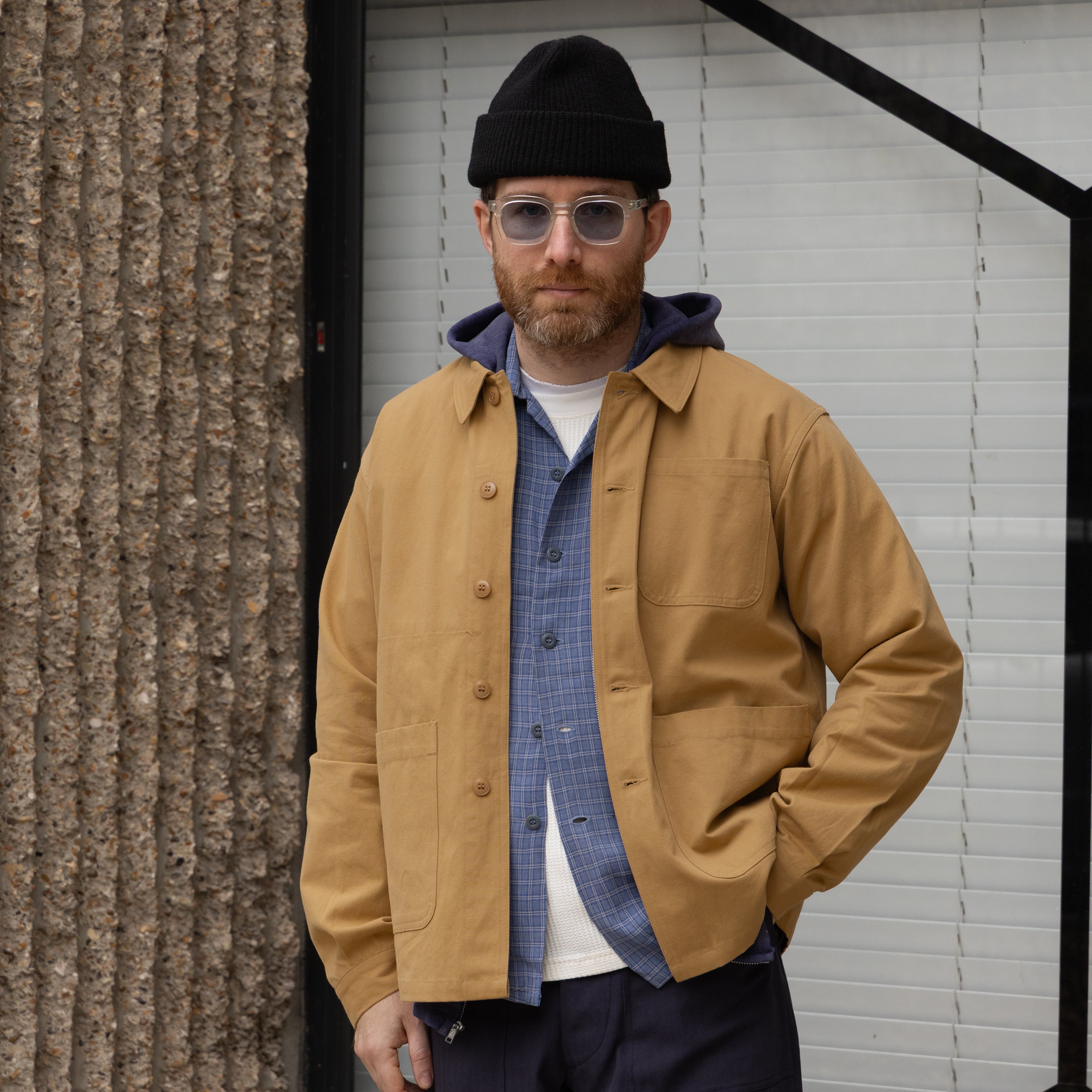 UNIVERSAL FRENCH ARMY WORK JACKET - BRITISH KHAKI — Universal Surplus
