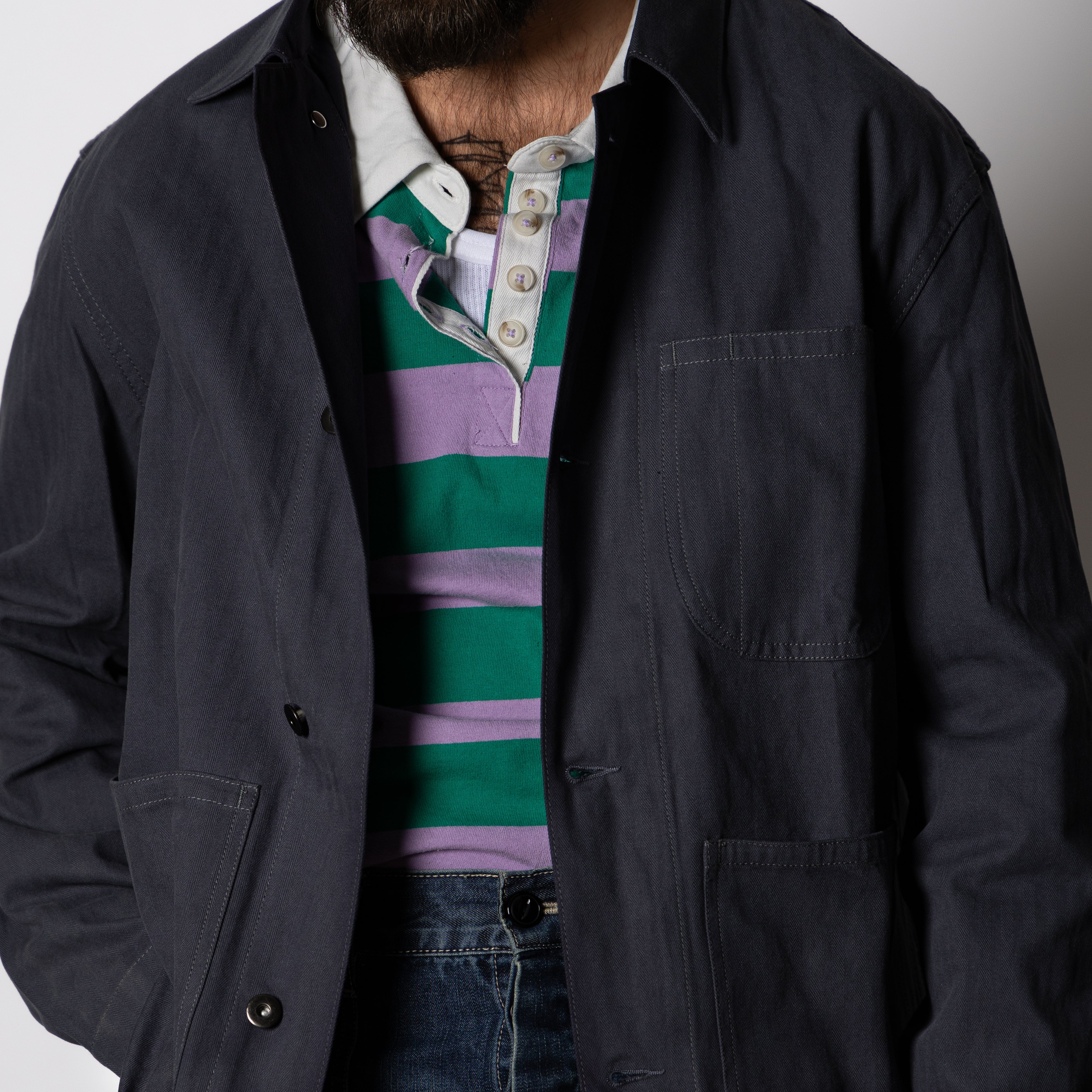 UNIVERSAL AMERICAN WORK JACKET - NAVY — Universal Surplus