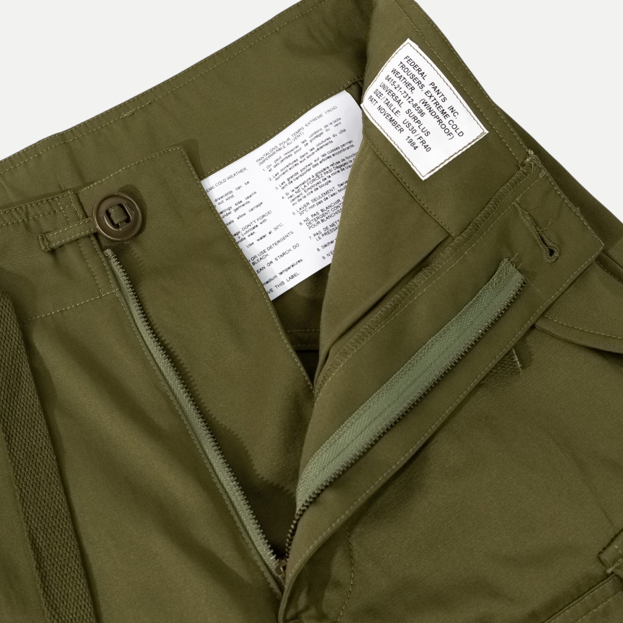 UNIVERSAL CANADIAN CARGO PANTS - OLIVE GREEN — Universal Surplus