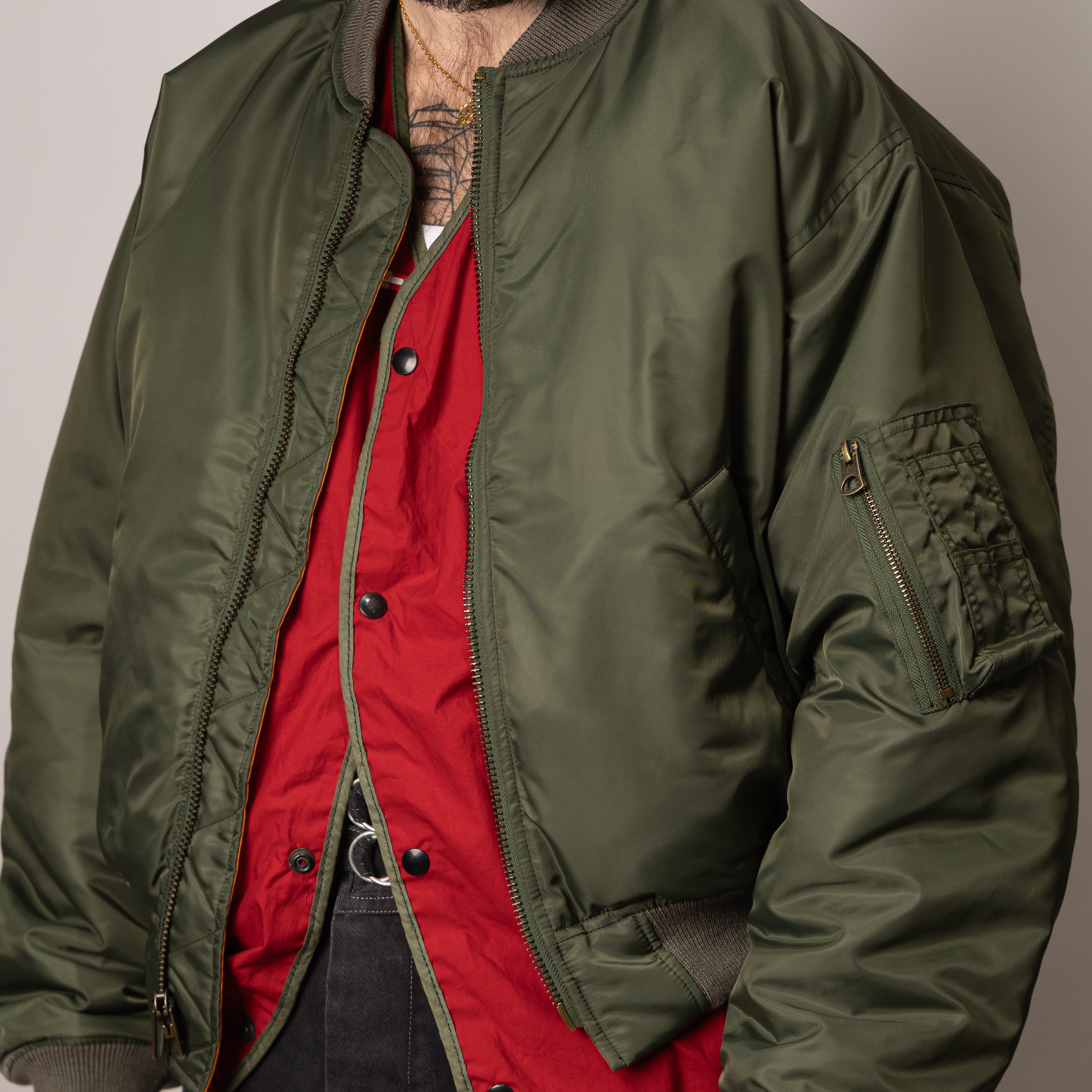 UNIVERSAL MA-1 BOMBER JACKET - GREEN — Universal Surplus