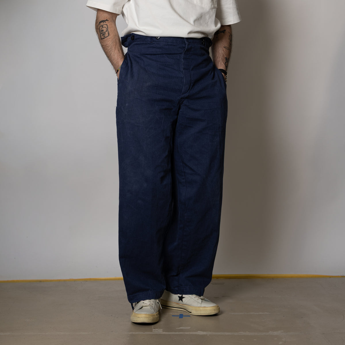 HBT 80s BLUE WORK PANTS — Universal Surplus