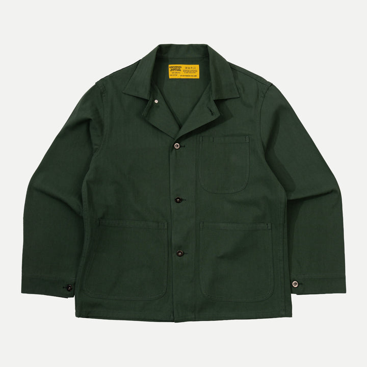 UNIVERSAL AMERICAN WORK JACKET - FOREST GREEN — Universal Surplus