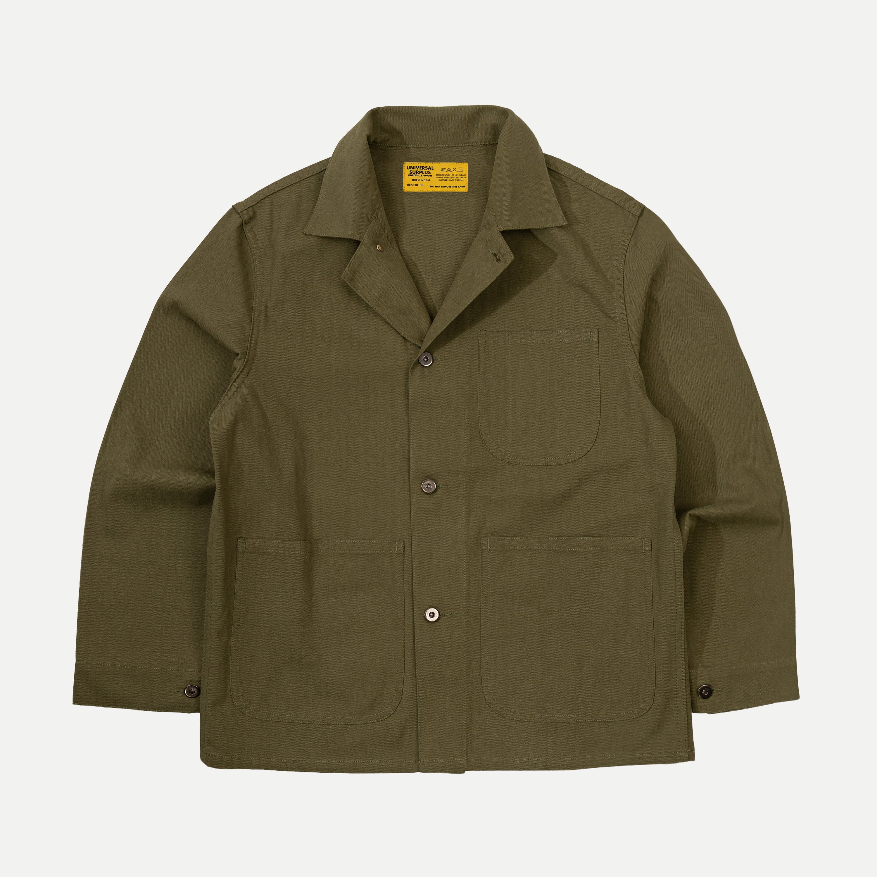 UNIVERSAL AMERICAN WORK JACKET - OLIVE GREEN — Universal Surplus
