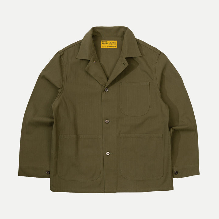 UNIVERSAL AMERICAN WORK JACKET - OLIVE GREEN — Universal Surplus