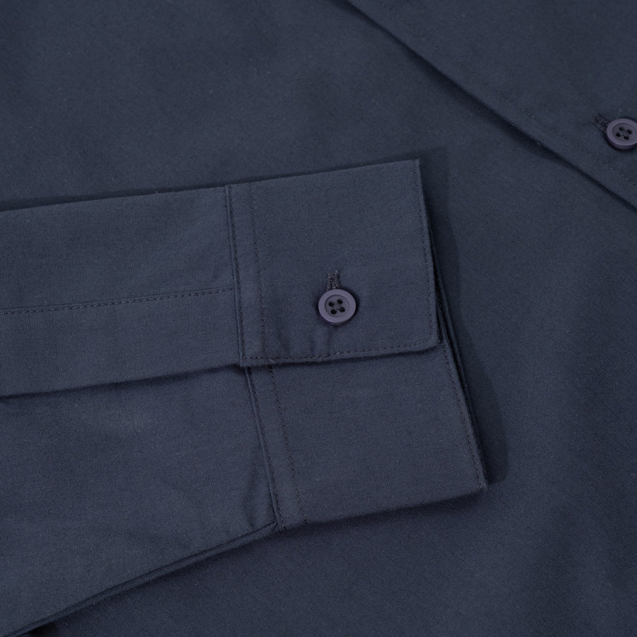 UNIVERSAL CAMP COLLAR SHIRT - NAVY BLUE