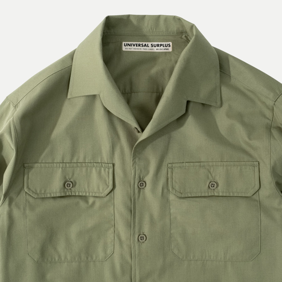 UNIVERSAL CAMP COLLAR SHIRT - GREEN