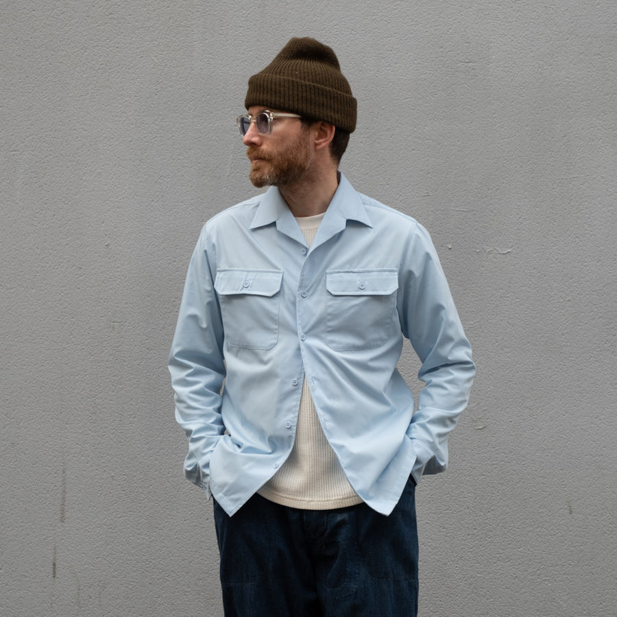 UNIVERSAL CAMP COLLAR SHIRT - LIGHT BLUE