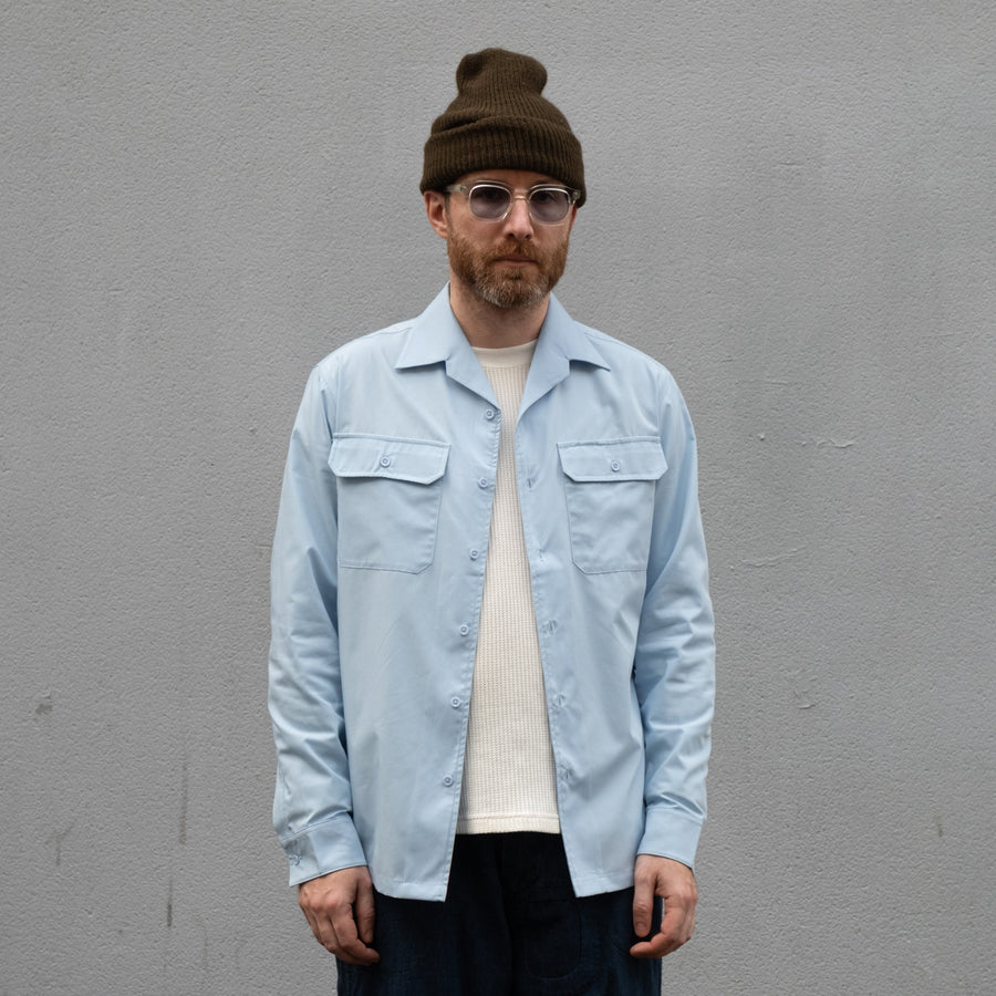 UNIVERSAL CAMP COLLAR SHIRT - LIGHT BLUE