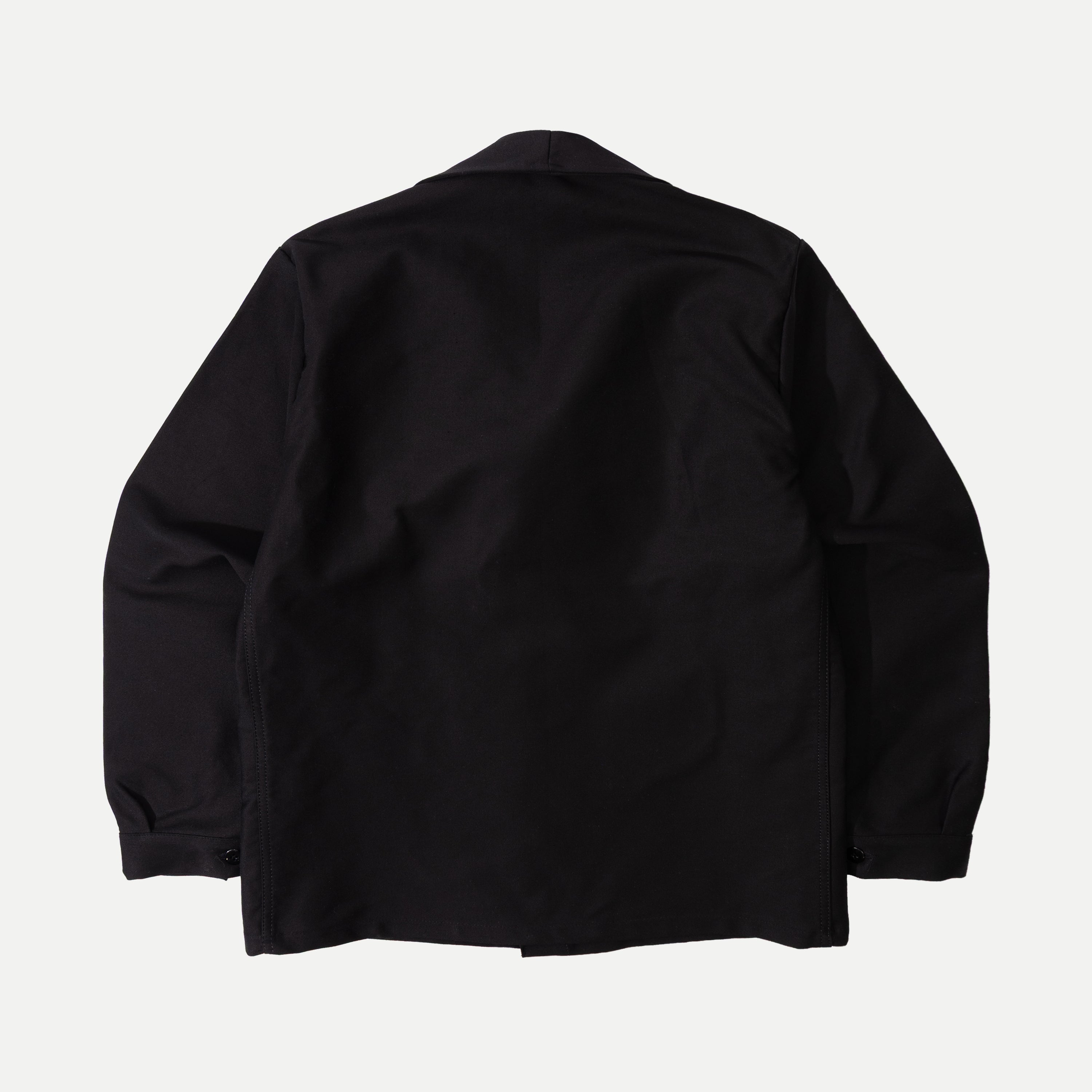 FRENCH MOLESKIN CHORE JACKET - BLACK — Universal Surplus