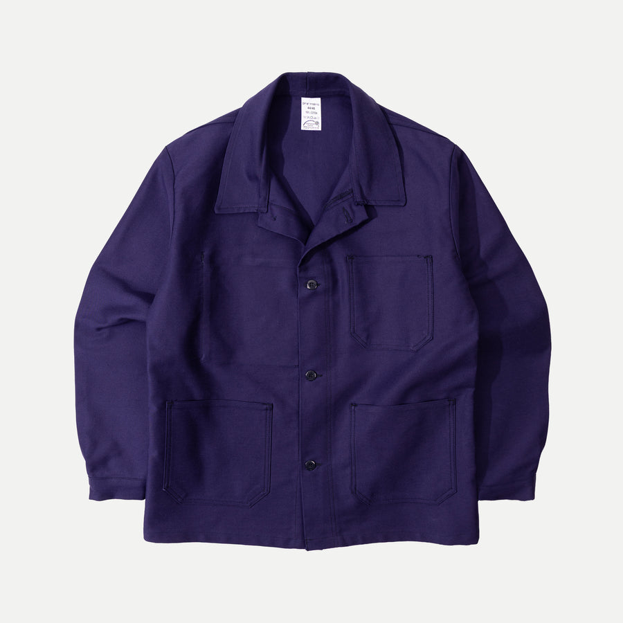 FRENCH MOLESKIN CHORE JACKET - NAVY — Universal Surplus
