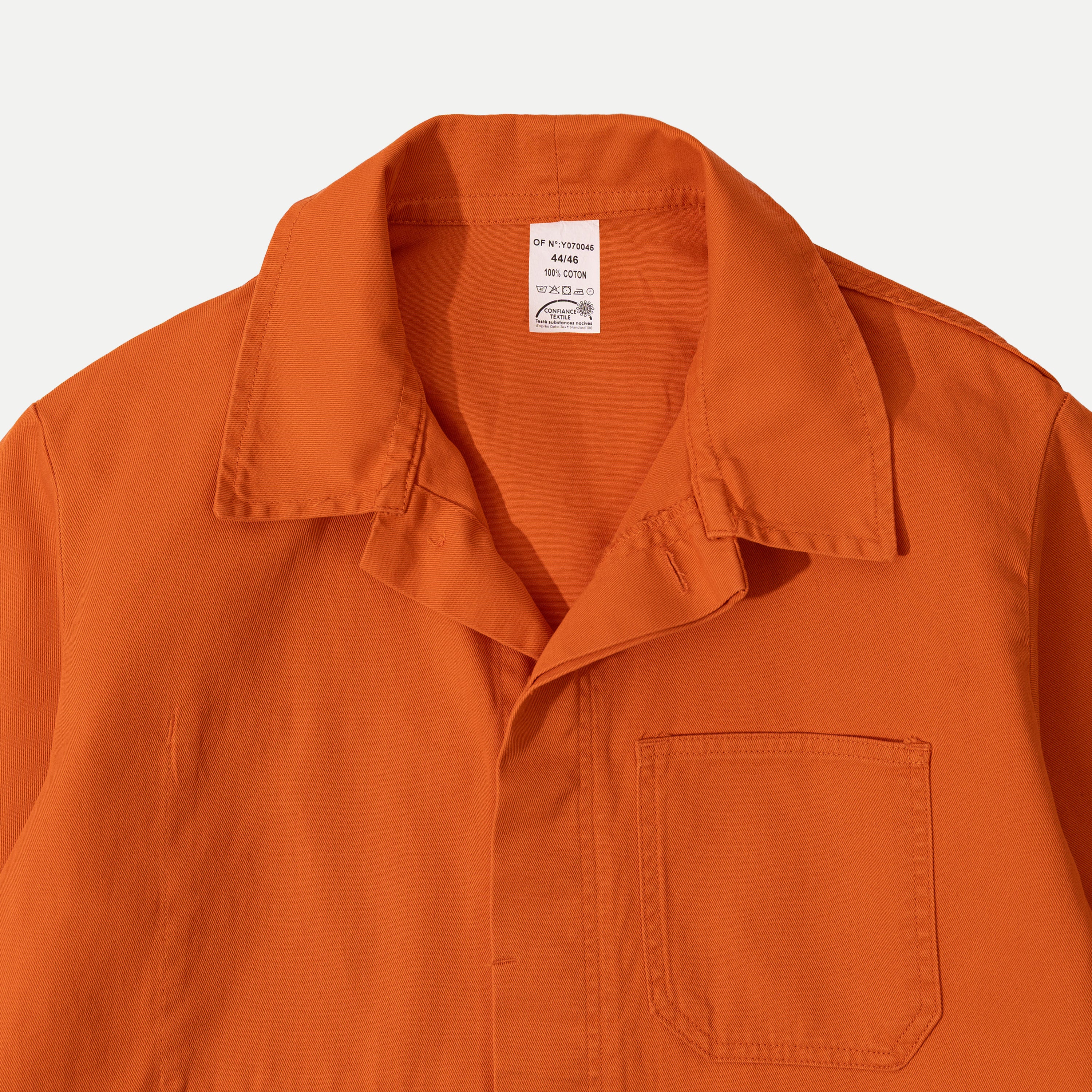 FRENCH CHORE JACKET - ORANGE — Universal Surplus