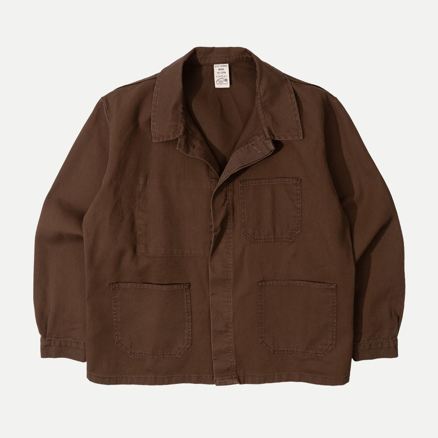 FRENCH CHORE JACKET - BROWN — Universal Surplus