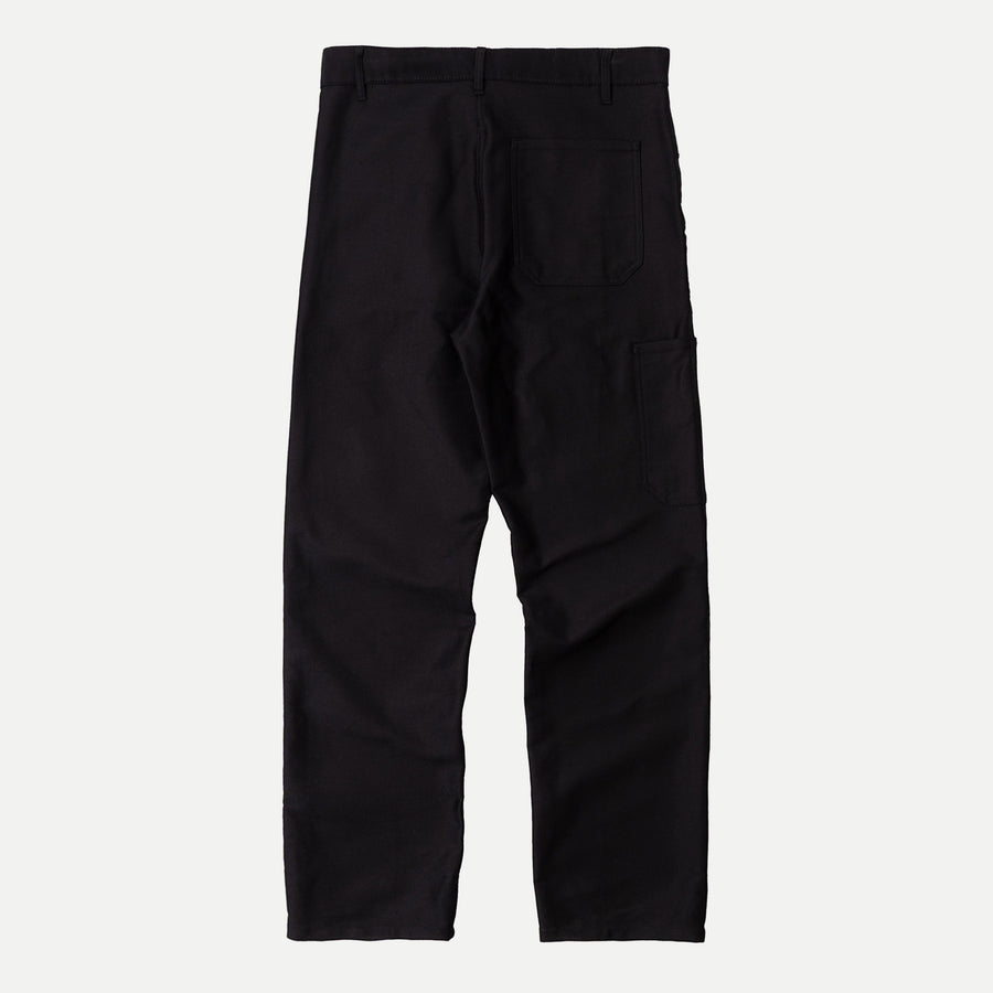 FRENCH MOLESKIN WORK PANTS - BLACK — Universal Surplus