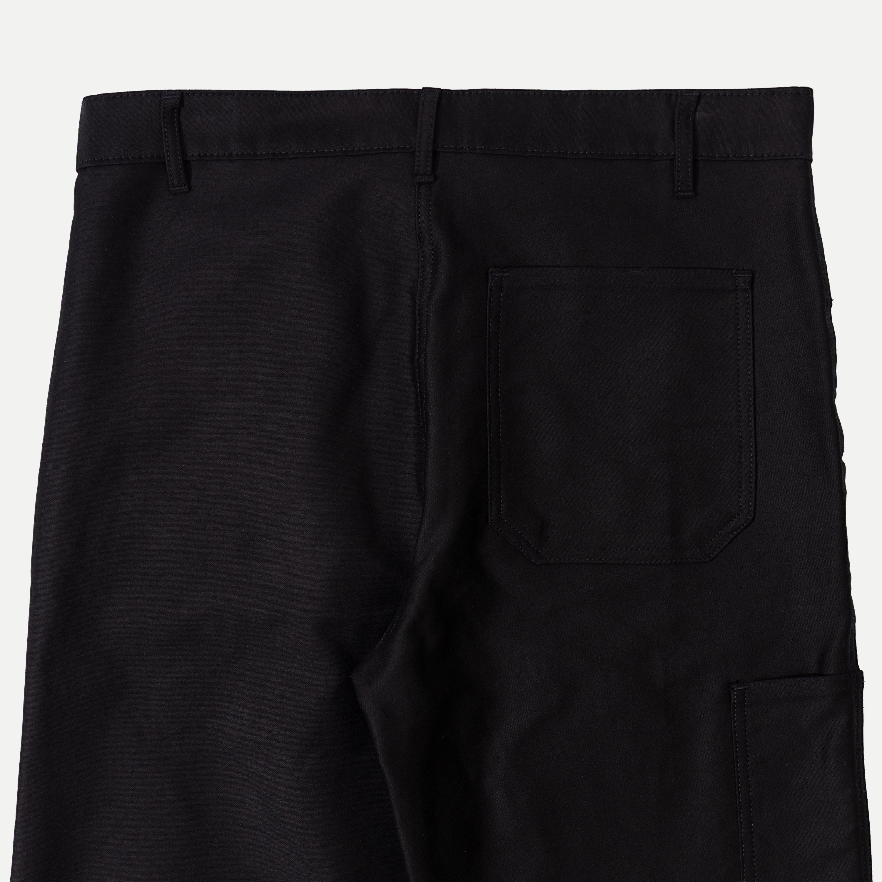 パンツ 50-60s Black Moleskin Work Pants FRENCH MOLESKIN WORK PANTS - BLACK — Universal Surplus