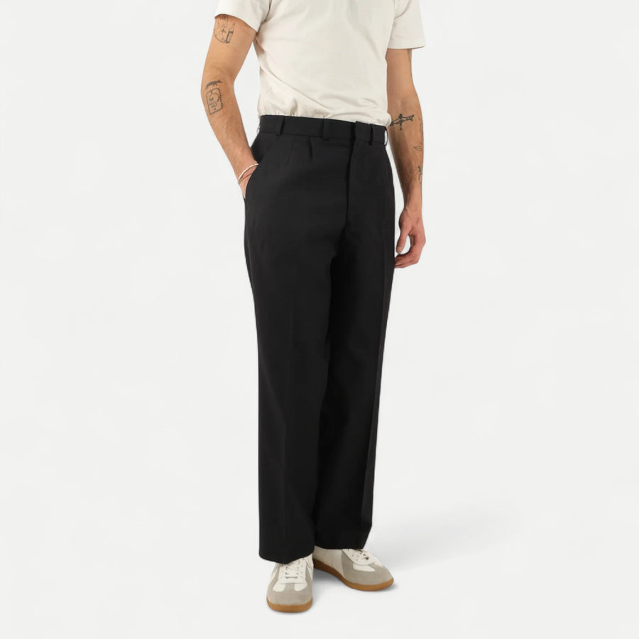 GERMAN BLACK TAILOR PANTS