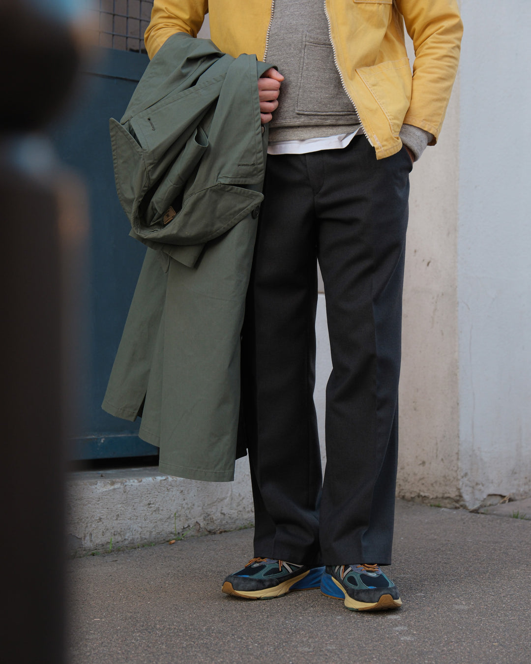 CHARCOAL TAILOR PANTS — Universal Surplus