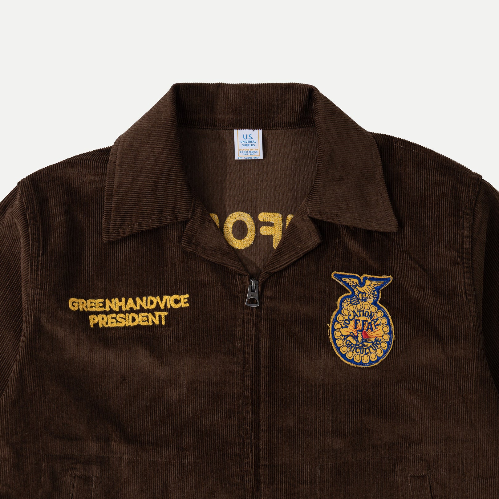 UNIVERSAL BROWN FFA "CALIFORNIA" JACKET  Universal Surplus