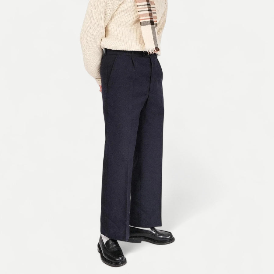 FRENCH NAVY TAILOR PANTS