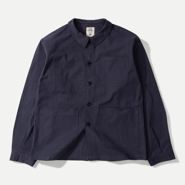 UNIVERSAL FRENCH ARMY WORK JACKET - NAVY BLUE — Universal Surplus
