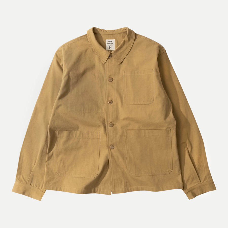 UNIVERSAL FRENCH ARMY WORK JACKET - BRITISH KHAKI — Universal Surplus UNIVERSAL FRENCH ARMY WORK JACKET - BRITISH KHAKI — Universal Surplus