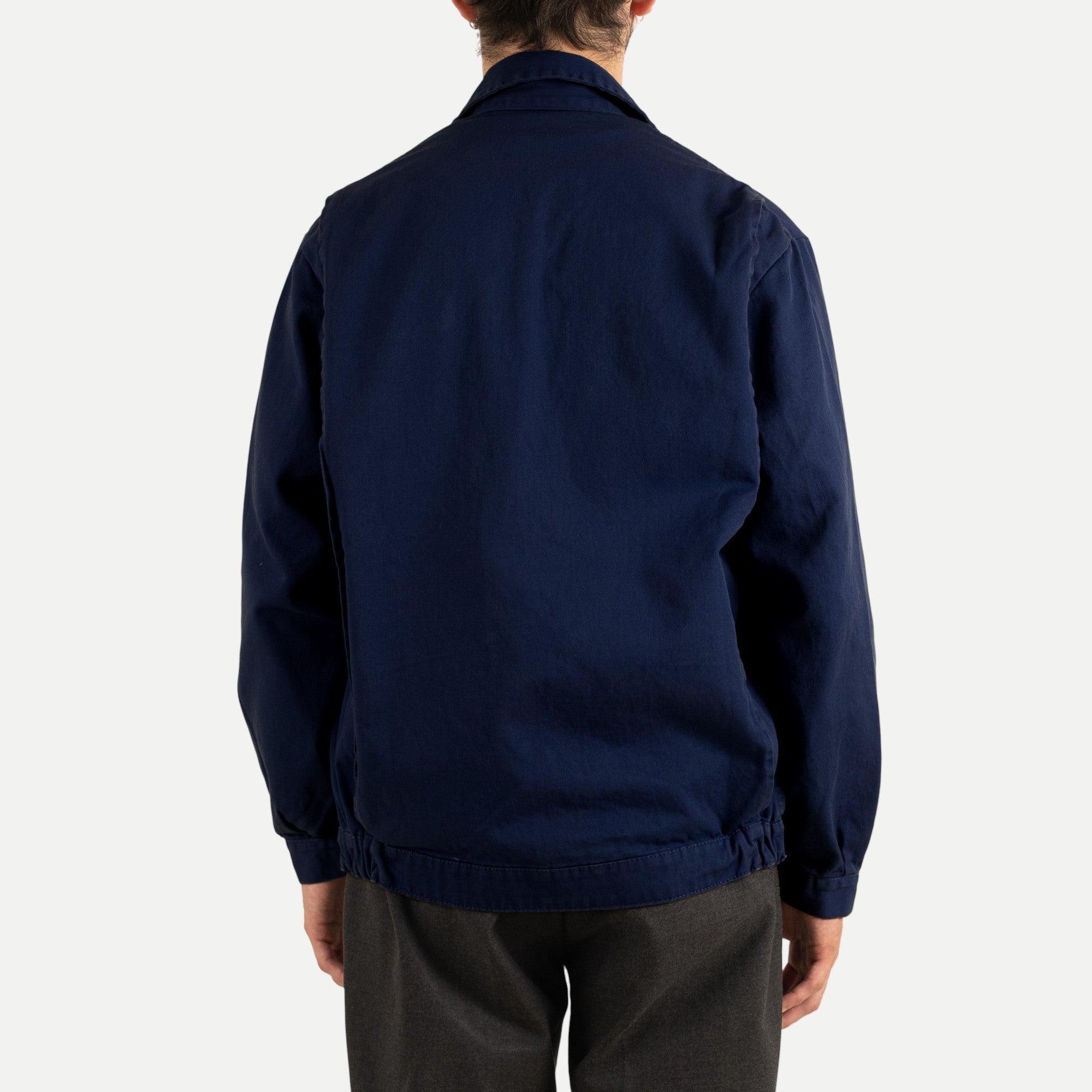 FRENCH ZIP WORK JACKET - NAVY — Universal Surplus