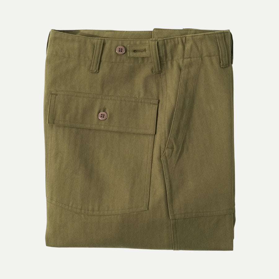 UNIVERSAL HBT FATIGUE PANTS - OLIVE GREEN