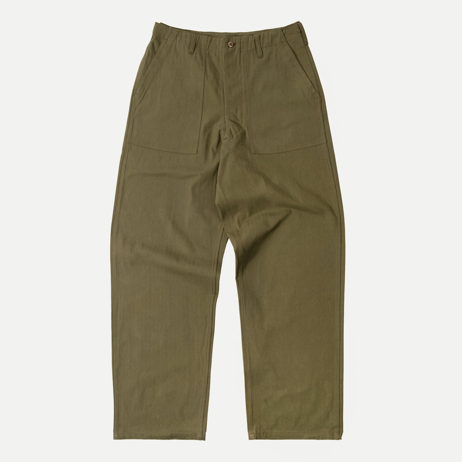 UNIVERSAL HBT FATIGUE PANTS - OLIVE GREEN — Universal Surplus