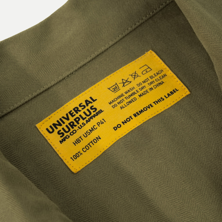 UNIVERSAL AMERICAN WORK JACKET - OLIVE GREEN