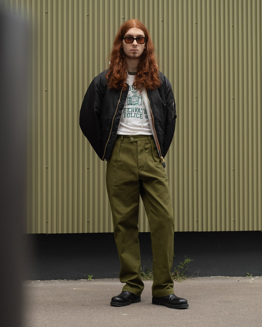 UNIVERSAL SWEDISH FATIGUE PANTS - OLIVE GREEN